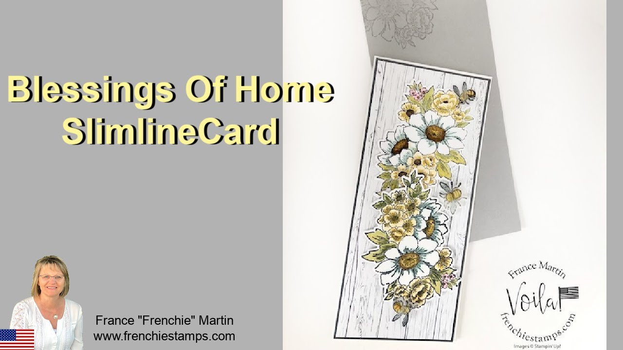 Blessings Of Home Slimline Card - YouTube