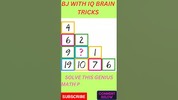 MATH PUZZLE: Can you replace the question mark with a number?Check answer #viral #shorts #braintest