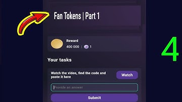 Fan Tokens | Part 1 | Tapswap Code |