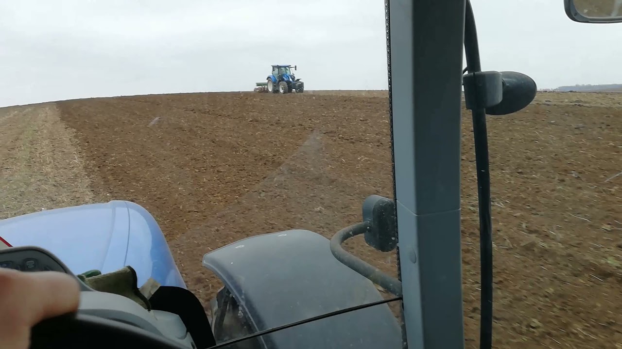 New Holland T7 220 i T6 160 gruberowanie Rolmako i Unia.