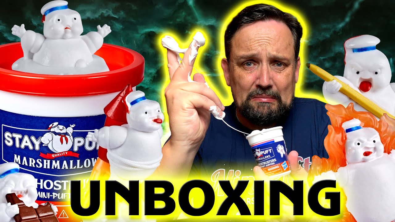 UNBOXING VERY GOOEY GHOSTBUSTERS MINI-PUFT SURPRISE FIGURES!
