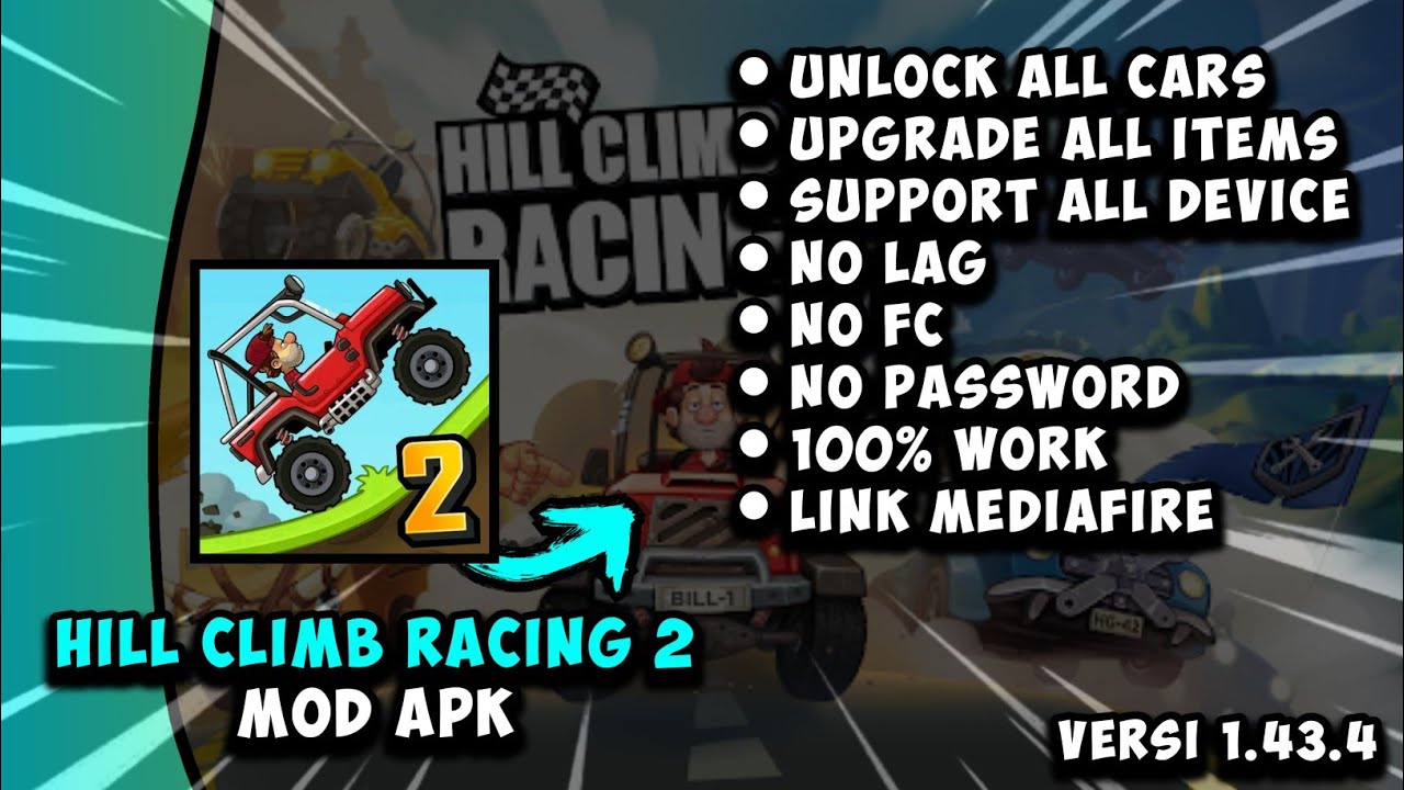 Hill Climb Racing 2 Mod Apk 🤑 (✓ Unlocked all Unlimited Money