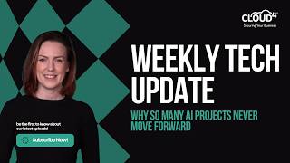 Weekly Tech Update: Why so many AI projects never move forward