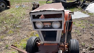 First tractor purchase of 2023 1968 Sears Suburban 12 with plow and 48 inch mower deck