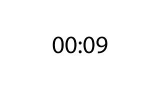 Professional 9 second timer