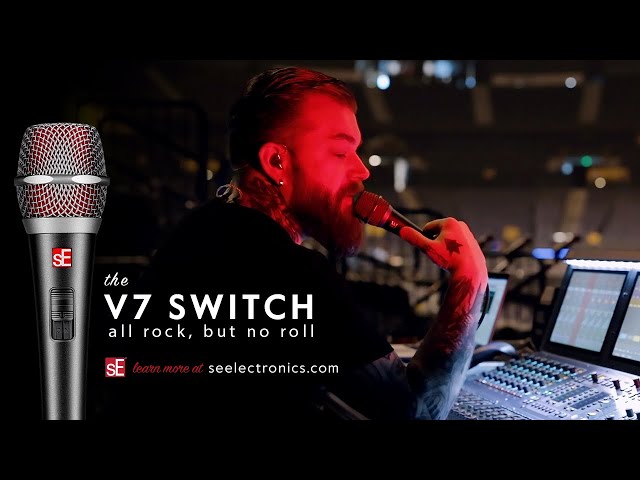 Динамічний вокальний мікрофон sE Electronics V7 Switch