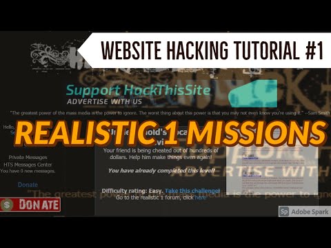 HACK THIS SITE REALISTIC 1 MISSION || Website Hacking Tutorial || Techno Ayan