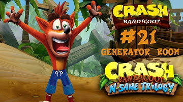 Crash Bandicoot - Walkthrough Part 21 - Generator Room - Crash Bandicoot N. Sane Trilogy