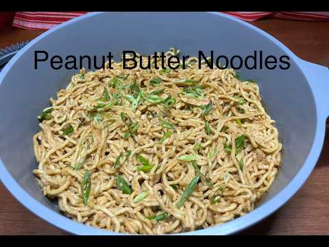 Ang Sarap ng Peanut Butter Noodles with chicken recipe