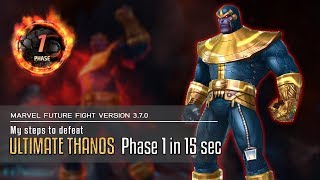 Future Fight My Steps To Defeat World Boss Ultimate Thanos Phase 1 In 15 Sec