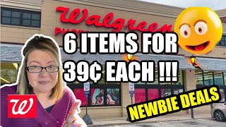 WALGREENS NEWBIE DEALS (1\/28 - 2\/3) | **Grab 6 Items for only 39¢ Each!