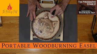 Wood Burning Maintenance For Cleaning Tips and The Portable Rotating Easel!