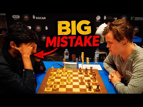 The EXACT Moment Gukesh Lost to Magnus Carlsen! 😱 #magnuscarlsen #gukesh #chessgame #yttrending 
