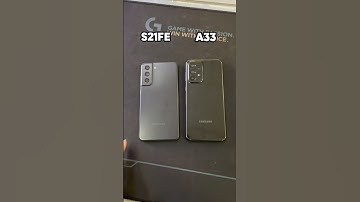 Samsung Galaxy S21FE 5G Vs Samsung Galaxy A33 Reboot Test