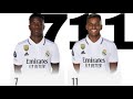 Vinicius rcupre le numro 7rodrygo prend le 11 fran garca le 20