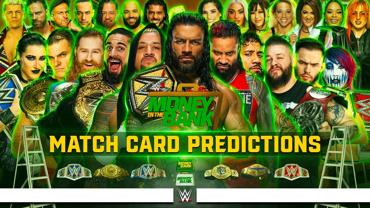 WWE Money in the Bank 2023 Match Card Predictions [v2] YouTube