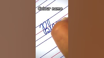 Colour name#black #cursive #cursivewriting #handwriting #ytviral #ytshorts #shortsfeed #shorts #sub