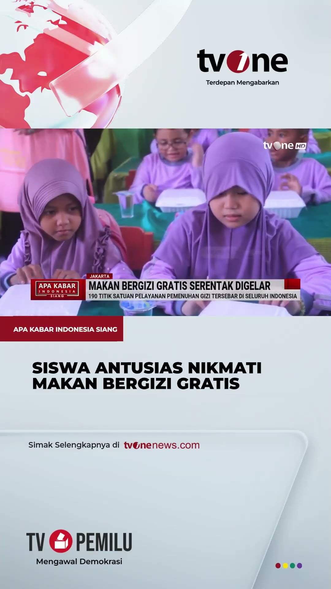 190 Dapur di 26 Provinsi Pasok Menu Makan Bergizi Gratis | tvOne