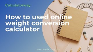 Celebrity How to used online weight conversion calculator Profile