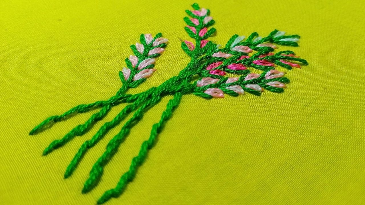 Simple and Beautiful Hand Embroidery Design Tutorial