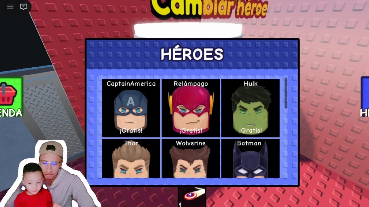 JUGANDO ROBLOX super Héroes MARVEL