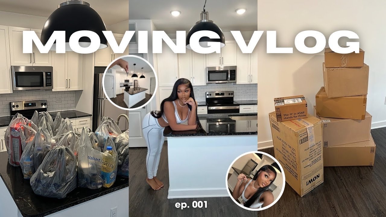 MOVING VLOG ep. 1: I MOVED TO ATL | first apartment, empty luxury apartment tour, my testimony, etc.