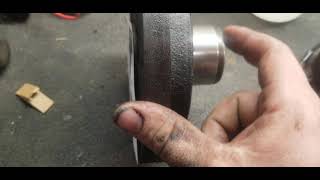 Buick v8 neoprene seal in factory rope seal timing cover