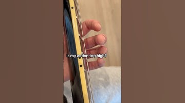 Is my guitar action too high? Any tips on lowering it? 🎸🔧