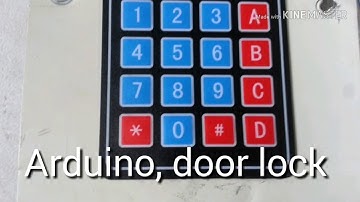 Arduino, door lock by Sanjeok