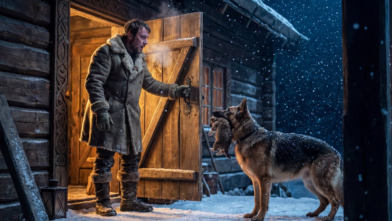 A Mother Dog Carried Her Puppy Through the Snow… What Followed Was Heartbreaking