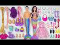 5 Minutes Satisfying with Unboxing Barbie Girl Family Playset，Cute Pinkfong Ambulance Car Toys ASMR