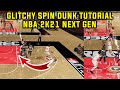 GLITCHY SPIN DUNK TUTORIAL NEXT GEN NBA 2K21 W/ CONTROLLER CAM! MOST OP MOVE IN THE GAME!