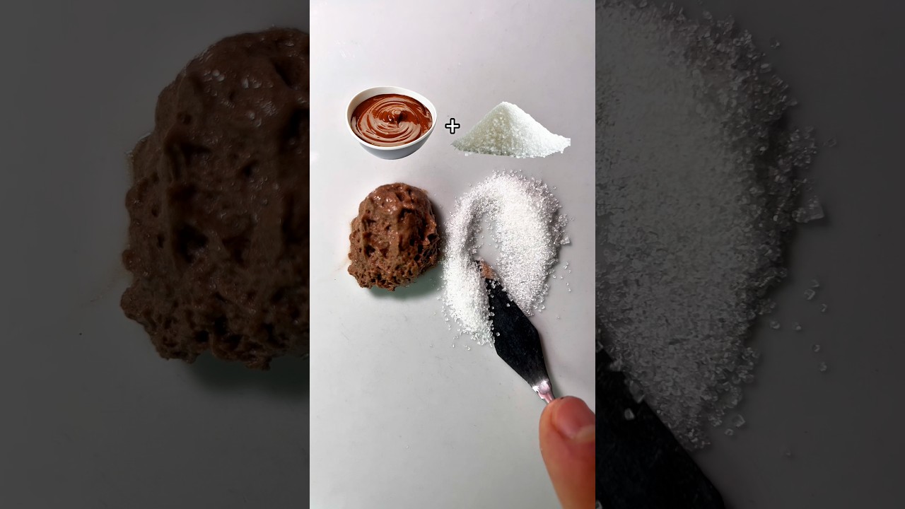 What color does mixed Chocolate Mousse and Sugar make?? 