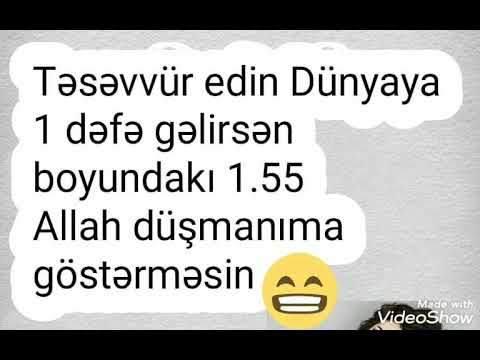 Whatsap üçün status ( maraqli video )