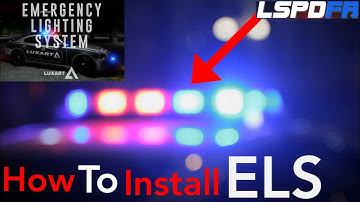 How To Install ELS(Emergency Lighting System) by: Lt.Caine |LSPDFR| |GTA V|Tutorial!!