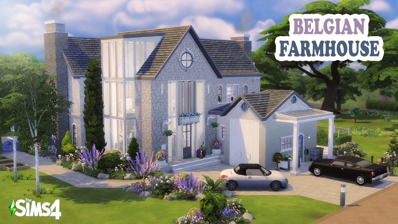 Belgian-Inspired Farmhouse Build in Chicago: Sims 4 Review