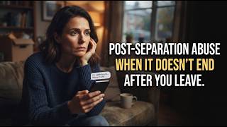 Coercive Control Doesn’t End: Post-Separation Abuse