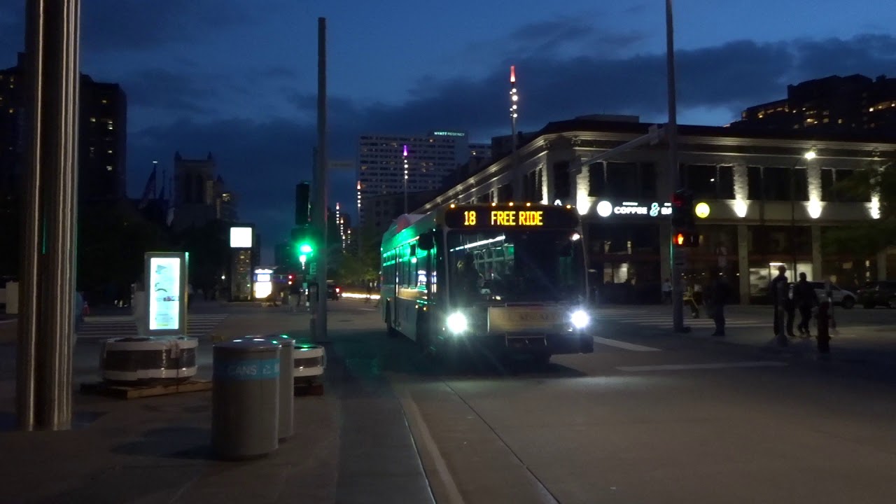 Metro Transit Downtown Minneapolis bound Gillig BRT HEV 7332 Rt.18 at