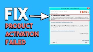 Fix Activation Failed In Excel Quick Solution Microsoft Excel Tutorial ...