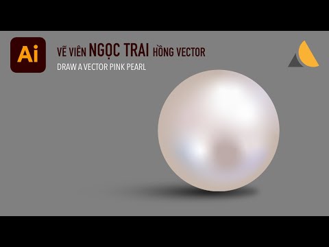 Video VẼ VIÊN NGỌC TRAI MÀU HỒNG VECTOR - youtube