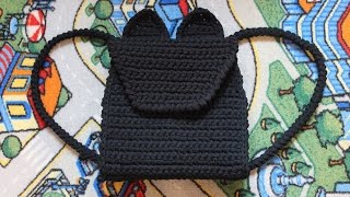 Рюкзак "Кошка" из трикотажной пряжи крючком. Мастер-класс. Часть 2. Рюкзак "Кошка" из трикотажной пряжи крючком. Мастер-класс. Часть 2.