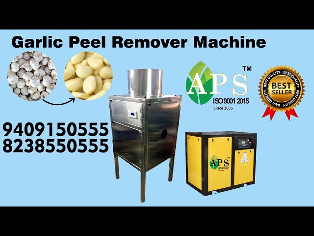 Garlic Peel Remover Machine New 9409150555 