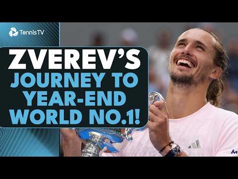 Alexander Zverev's Journey To Year End No.1! ⭐️🥇