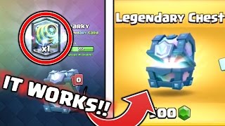 IT WORKS!! CONFIRMED HACK LEGENDARY CHESTS IN CLASH ROYALE!!