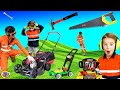 🔨Lawn Mower Video for Kids 🪓 | Learn Tools BLiPPi Toys | min min playtime