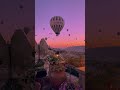Kapadokya’da sabahın ilk ışıkları ❤️