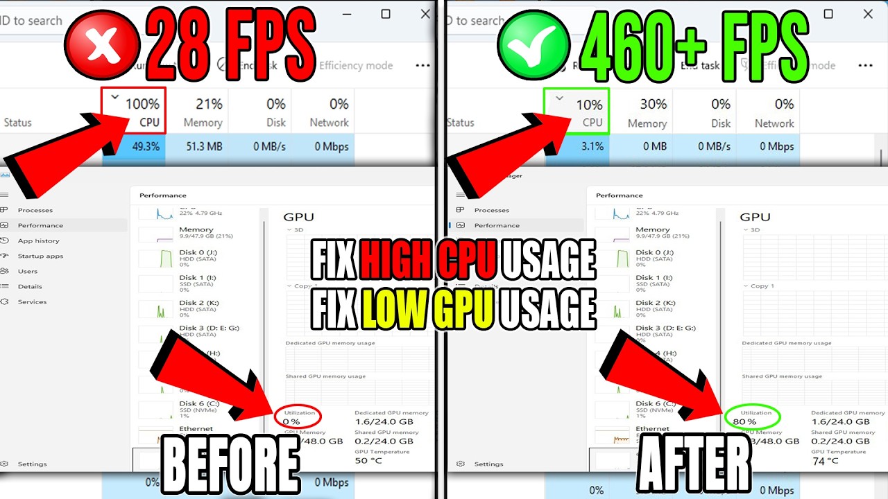 How to Fix High CPU Usage & Low GPU Usage (2026 Guide) - YouTube