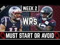 Must Start and Avoid Wide Receivers | Every Matchup! | 2020 Fantasy Football Advice (Week 2)