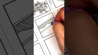 Tangle it up:  How to draw Meer - A Beginner-Friendly Tangle Pattern #shorts
