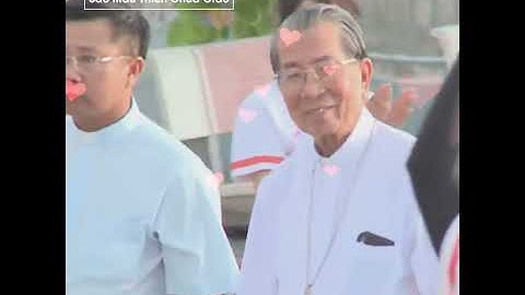 Đức Giám Mục Nguyễn Văn Đệ thả tym ^^